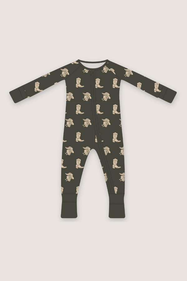 The Camo Cowboy Footie