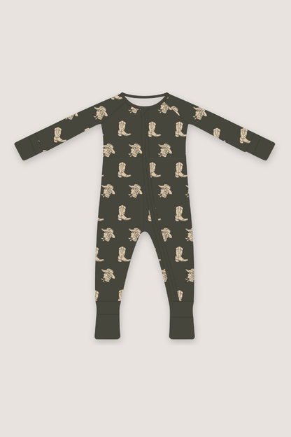 The Camo Cowboy Footie