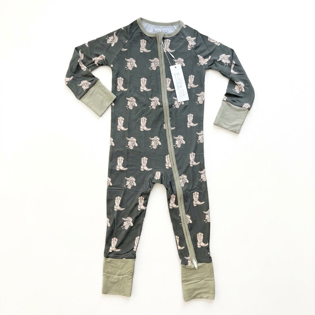 The Camo Cowboy Footie