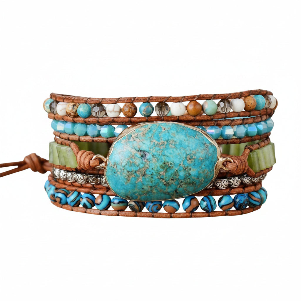 Blue Sage Trail Wrap Bracelet
