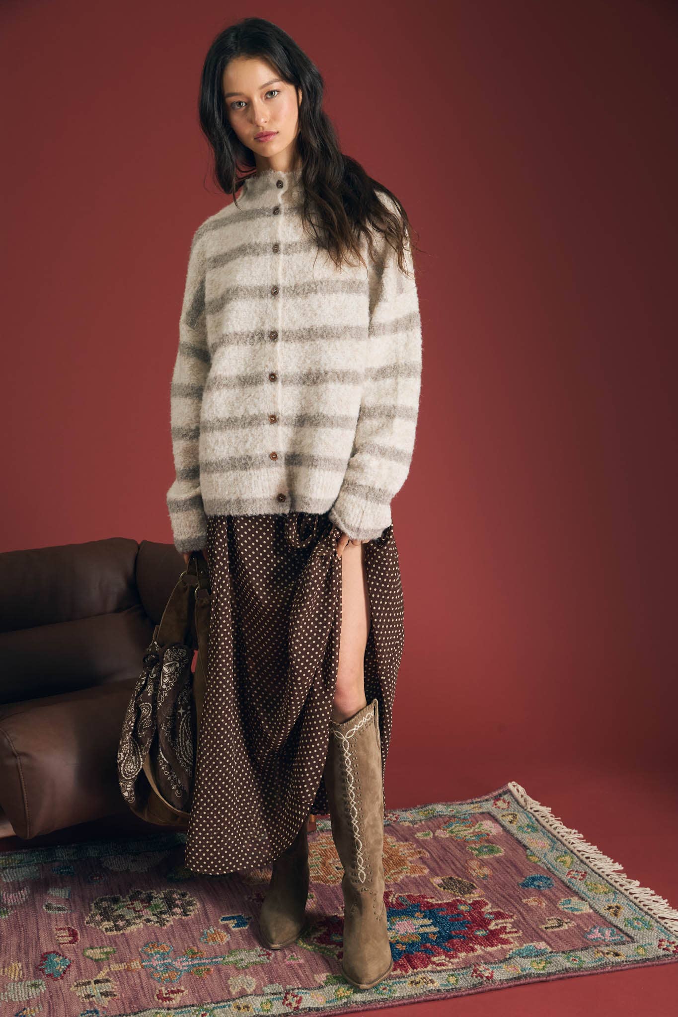The Fireside Stripe Cardigan