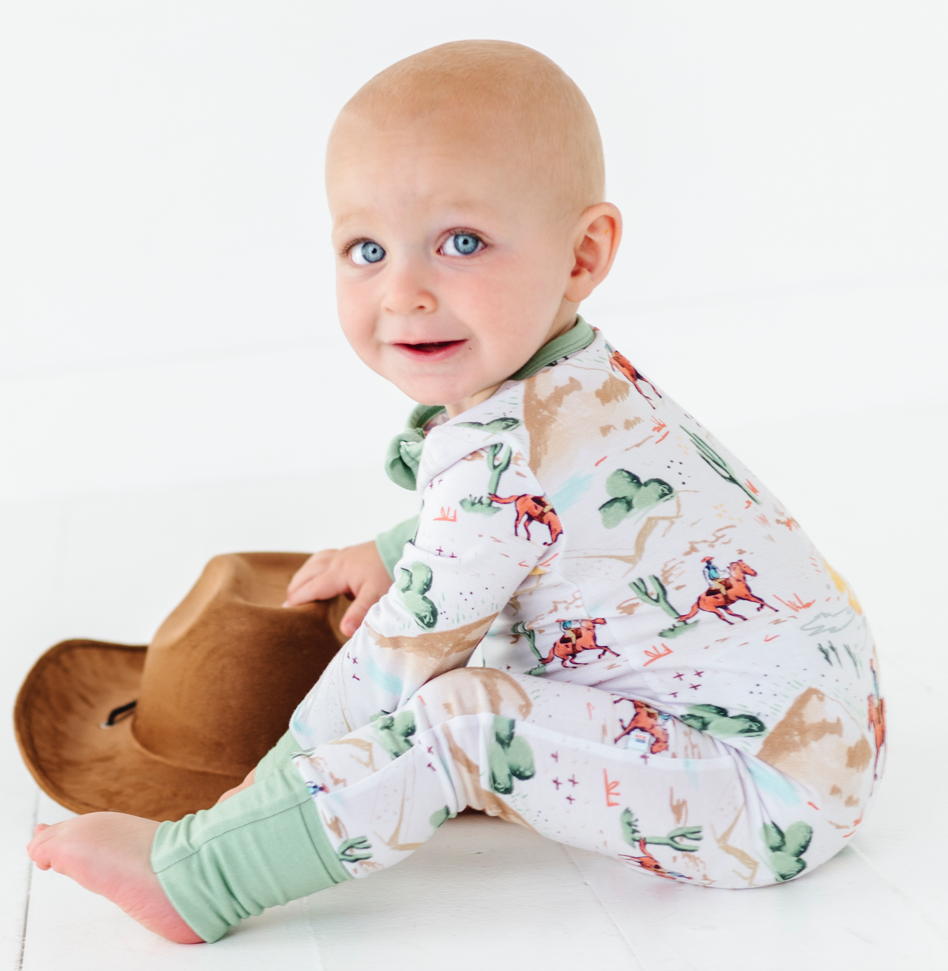 Bamboo Pajamas - Bamboo Sleeper  - Billy Western Cowboy Baby