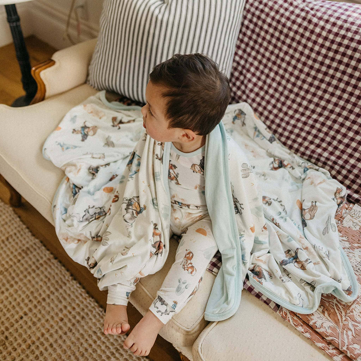 The Boone Three-Layer Baby Quilt