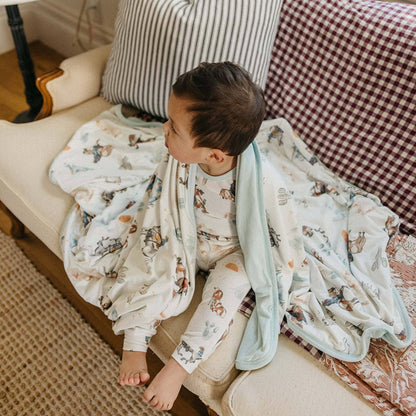 The Boone Three-Layer Baby Quilt