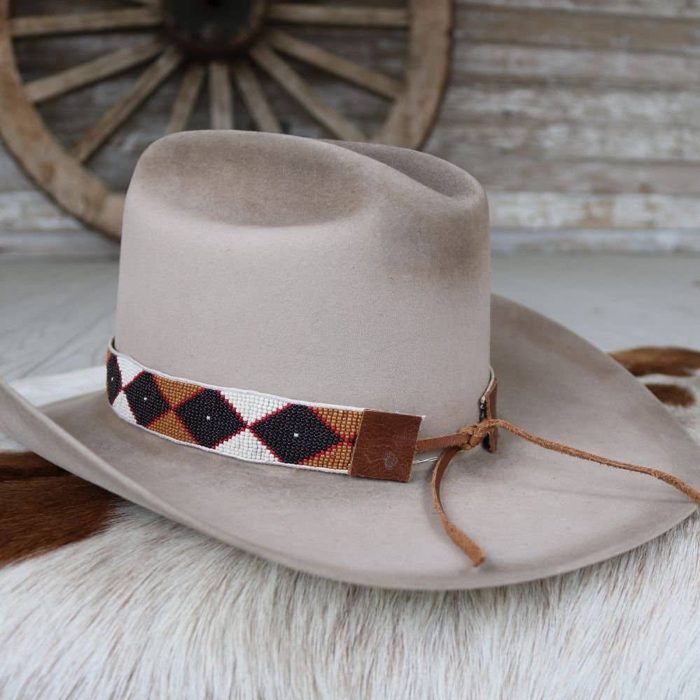 Ridge Beaded Hat Band