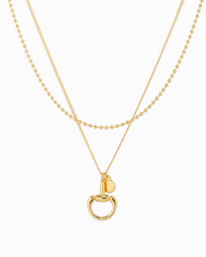 In the Reins Necklace, Gold