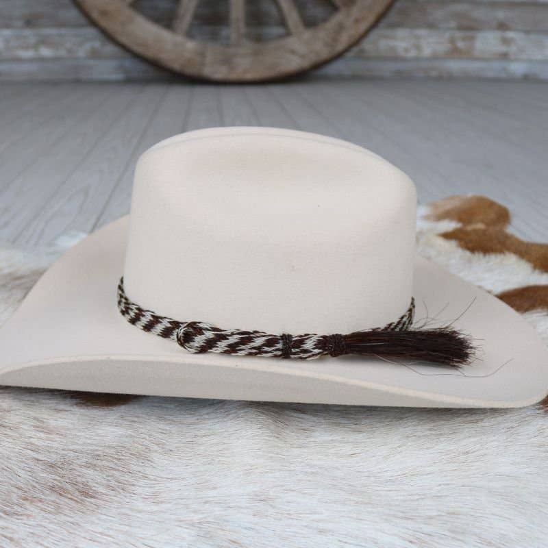 Ario Horsehair Braided Tassel Hat Band