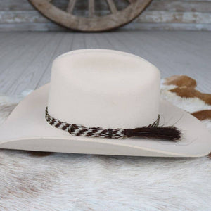 Ario Horsehair Braided Tassel Hat Band