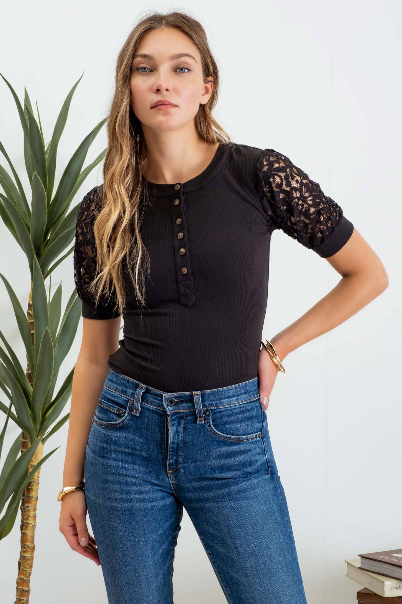 June Top, Black