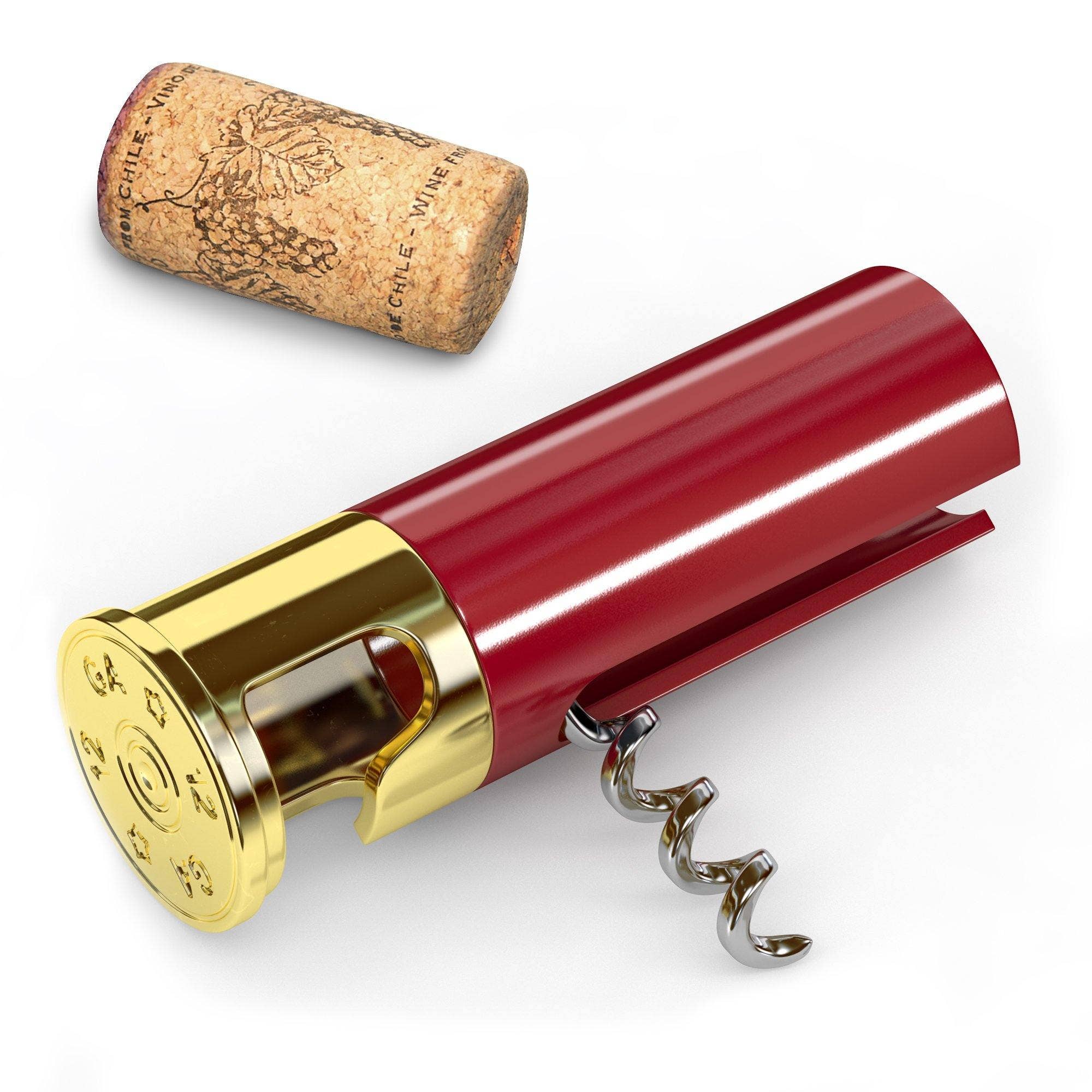 12 Gauge Bottle Opener Corkscrew