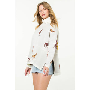 Heritage Herd Sweater, Ivory