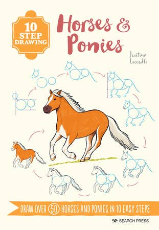 10 Step Drawing: Horses & Ponies