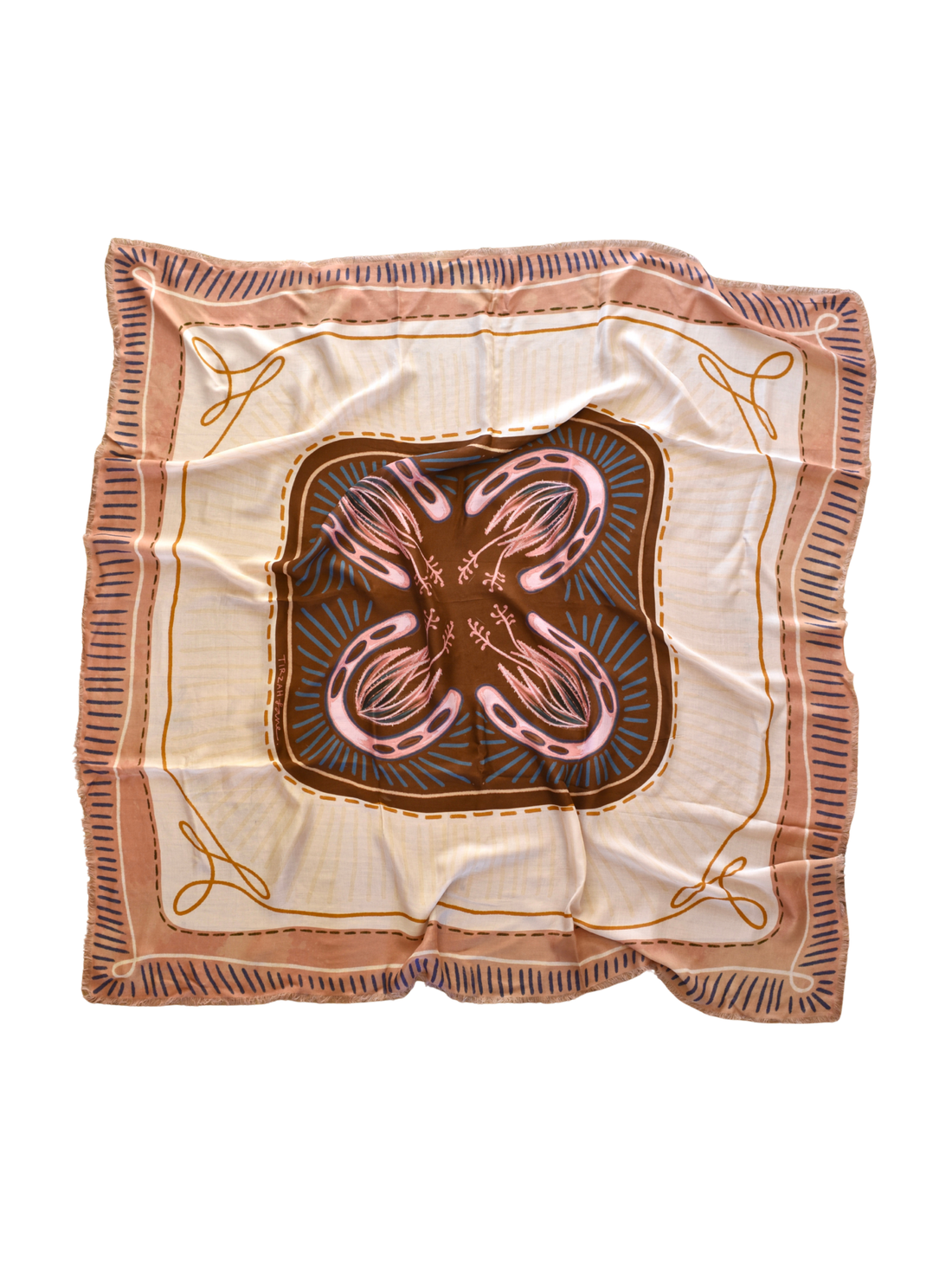 The Prairie Rose Bandana Wrap