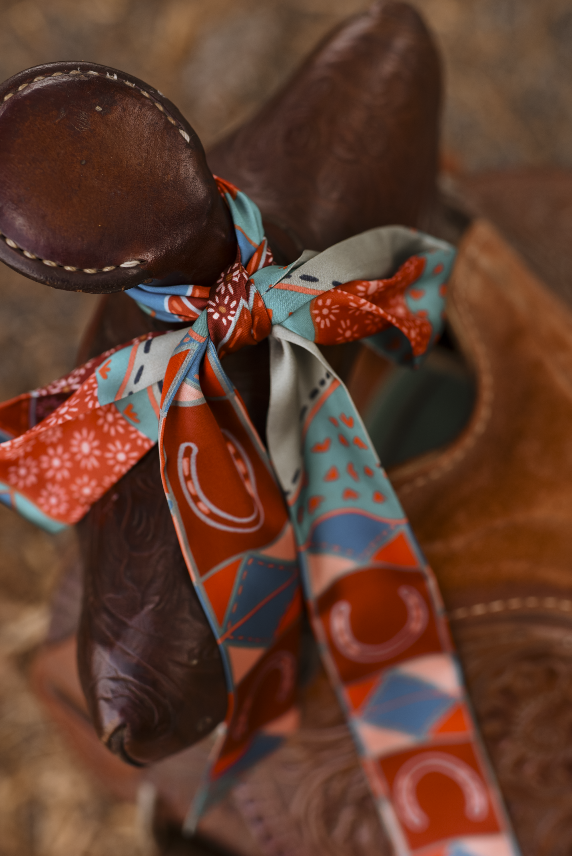 Frontier Patchwork Twilly Scarf
