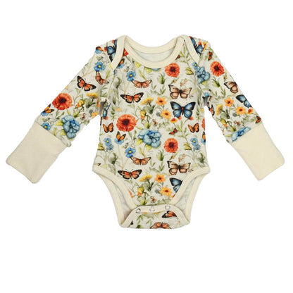 Blossom Organic Cotton Long Sleeve Onesie