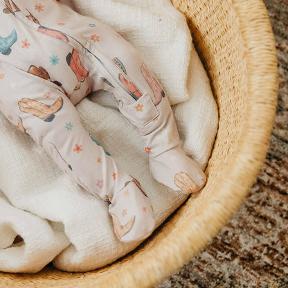 Cheyenne Zip-Up Footie Pajama