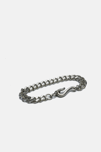 Stainless Steal Curb Chain with Fish Hook Bracelet