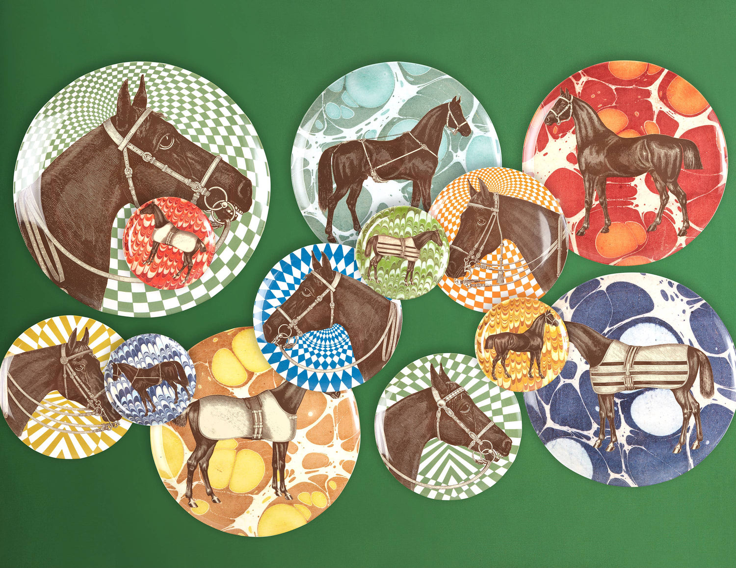 Equus Round Platter