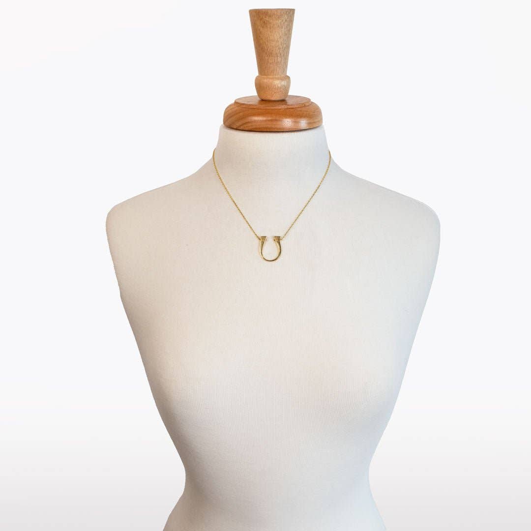 Lucky Nail Pendant Necklace