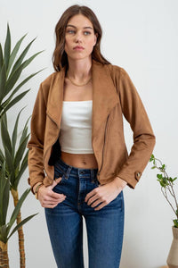 Faye Faux Suede Jacket