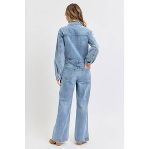 Denim Drift Jumpsuit