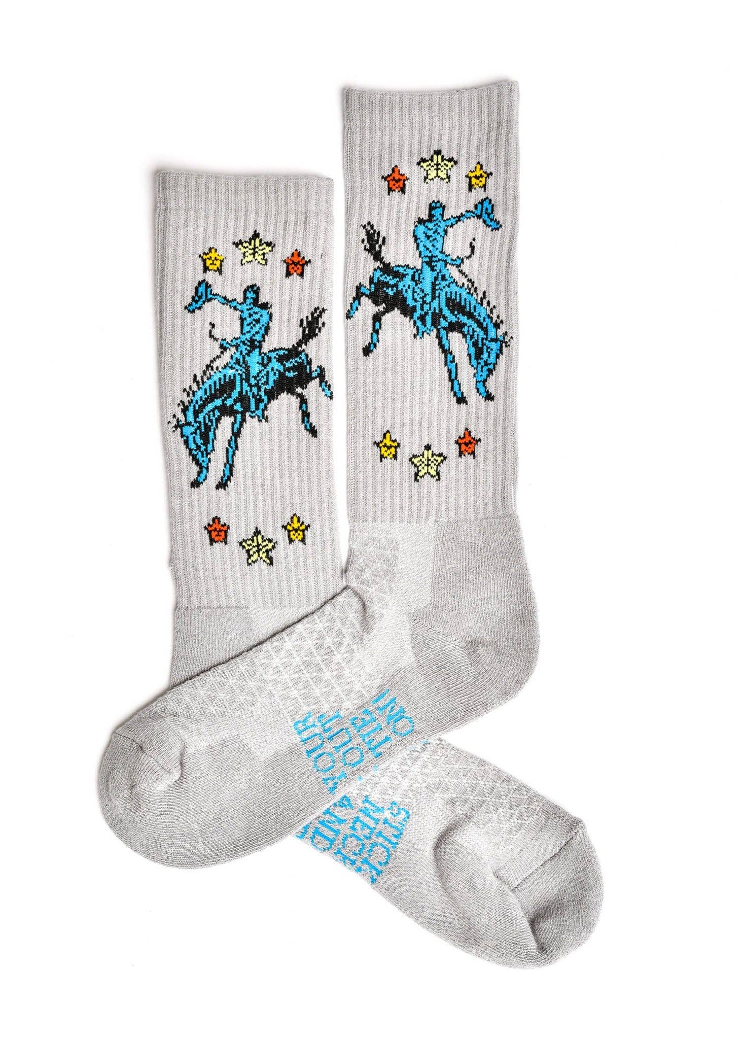Fringe Long Live Boot Socks