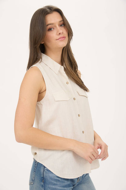 Sundown Sleeveless Shirt