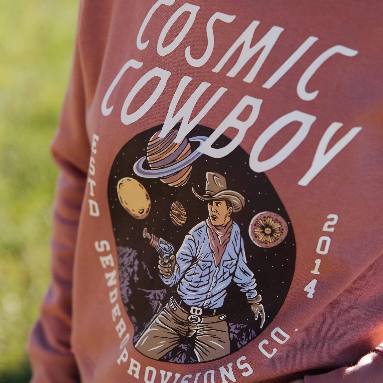 Cosmic Cowboy Drop Shoulder Sweatshirt