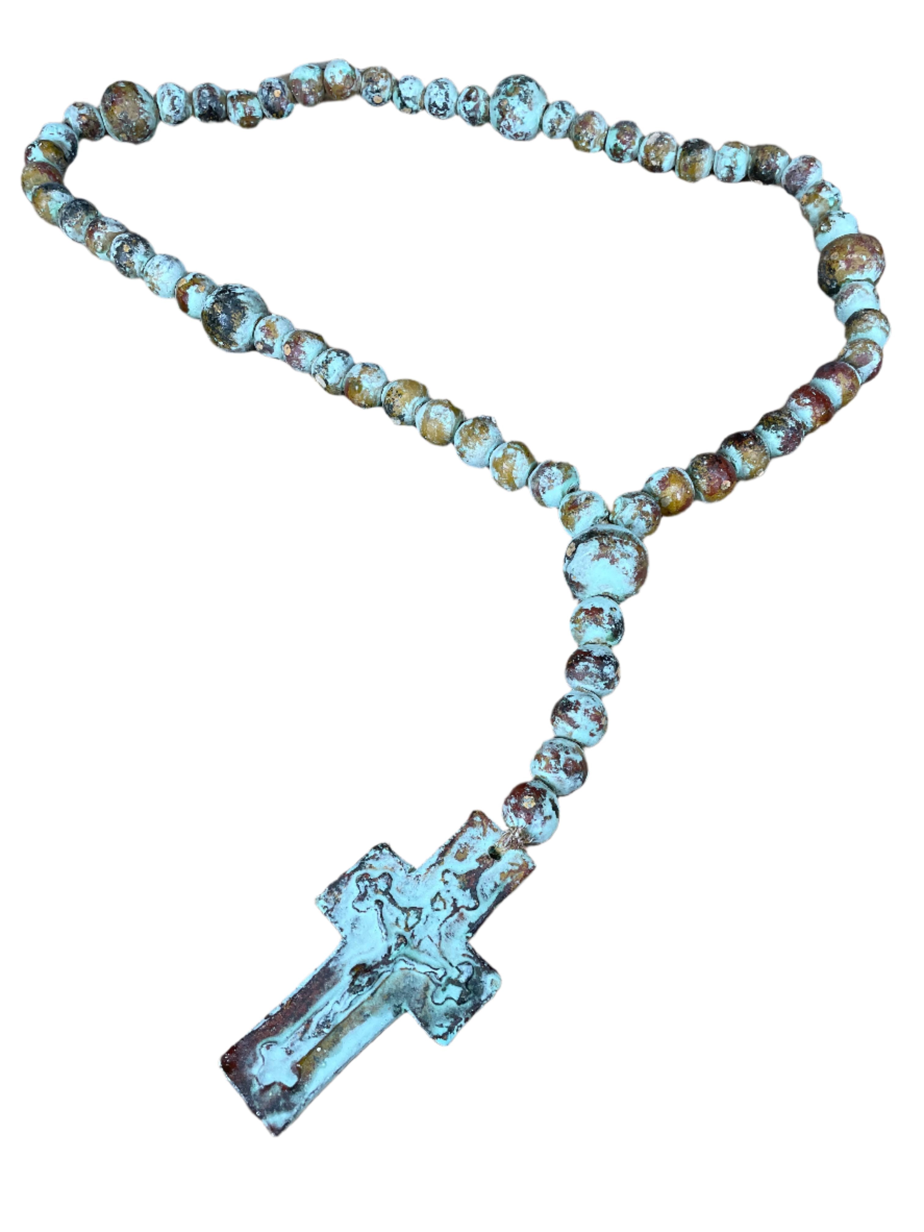 Trinity Clay Rosary Beads