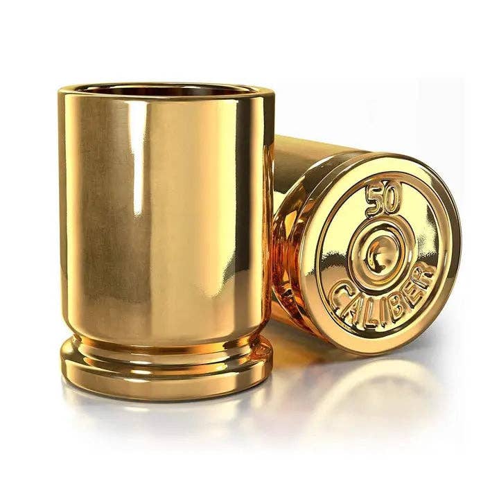 50 Caliber Shot Glass