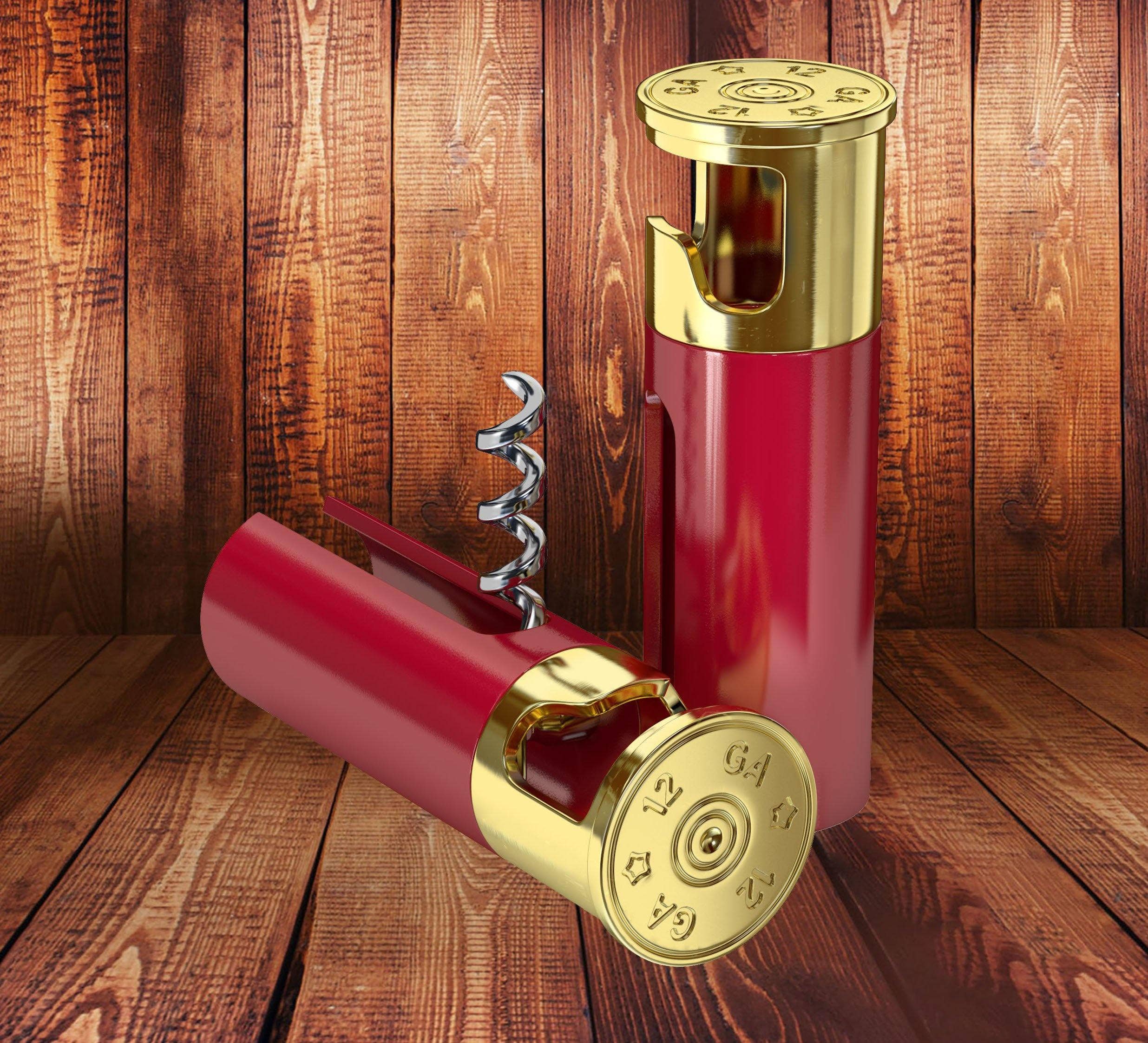 12 Gauge Bottle Opener Corkscrew