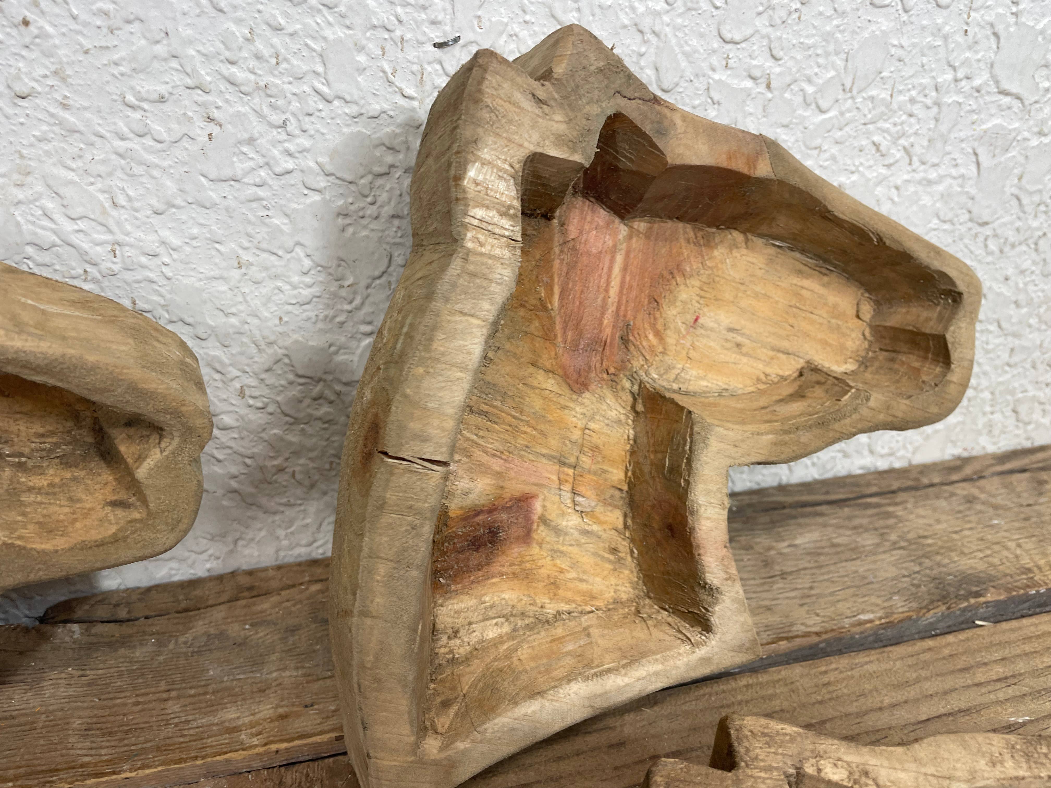 Horse Head Dough Bowl