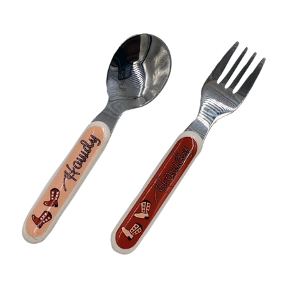 Howdy Cowgirl Silverware Set
