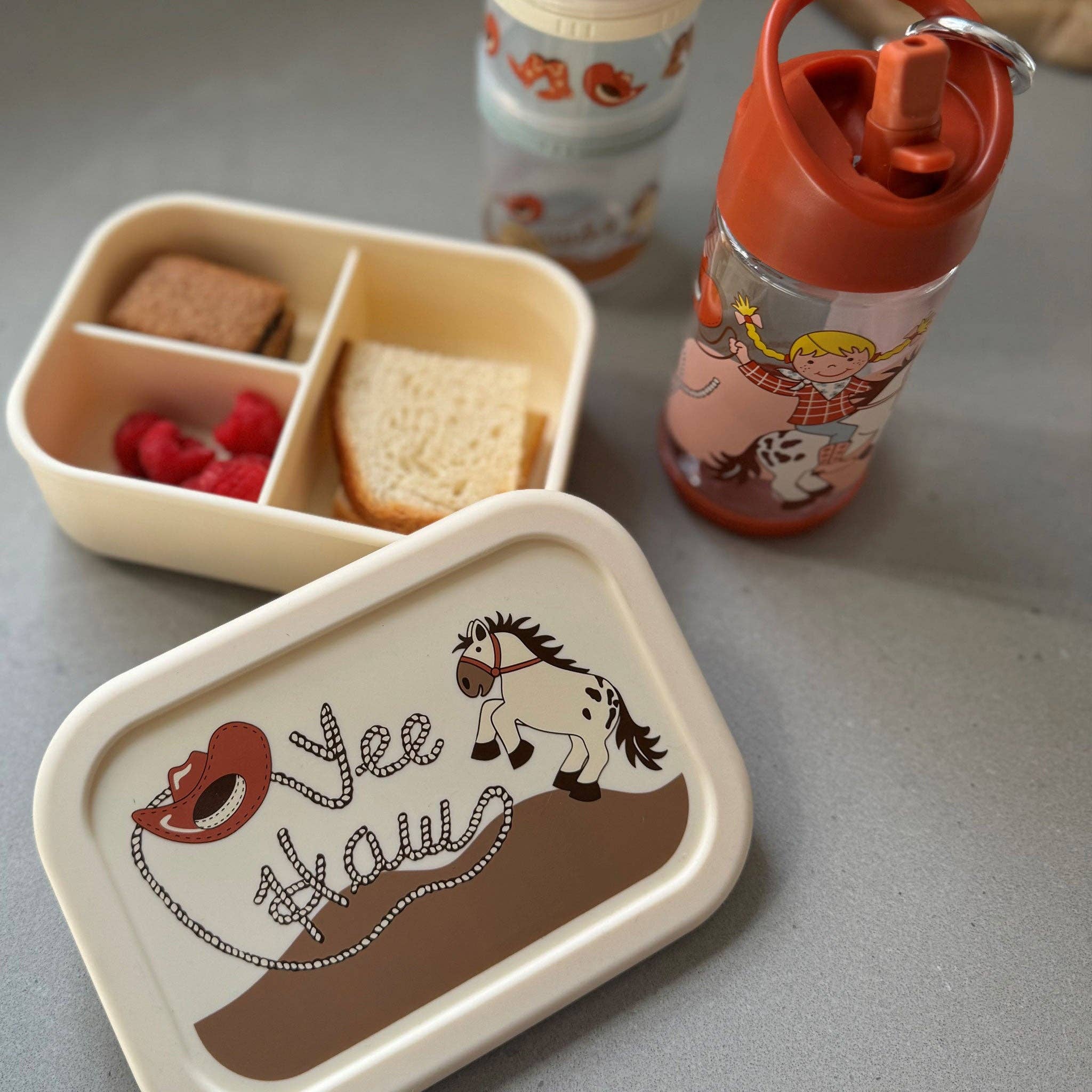 Fresh & Messy Silicone Bento Box, Yee Haw