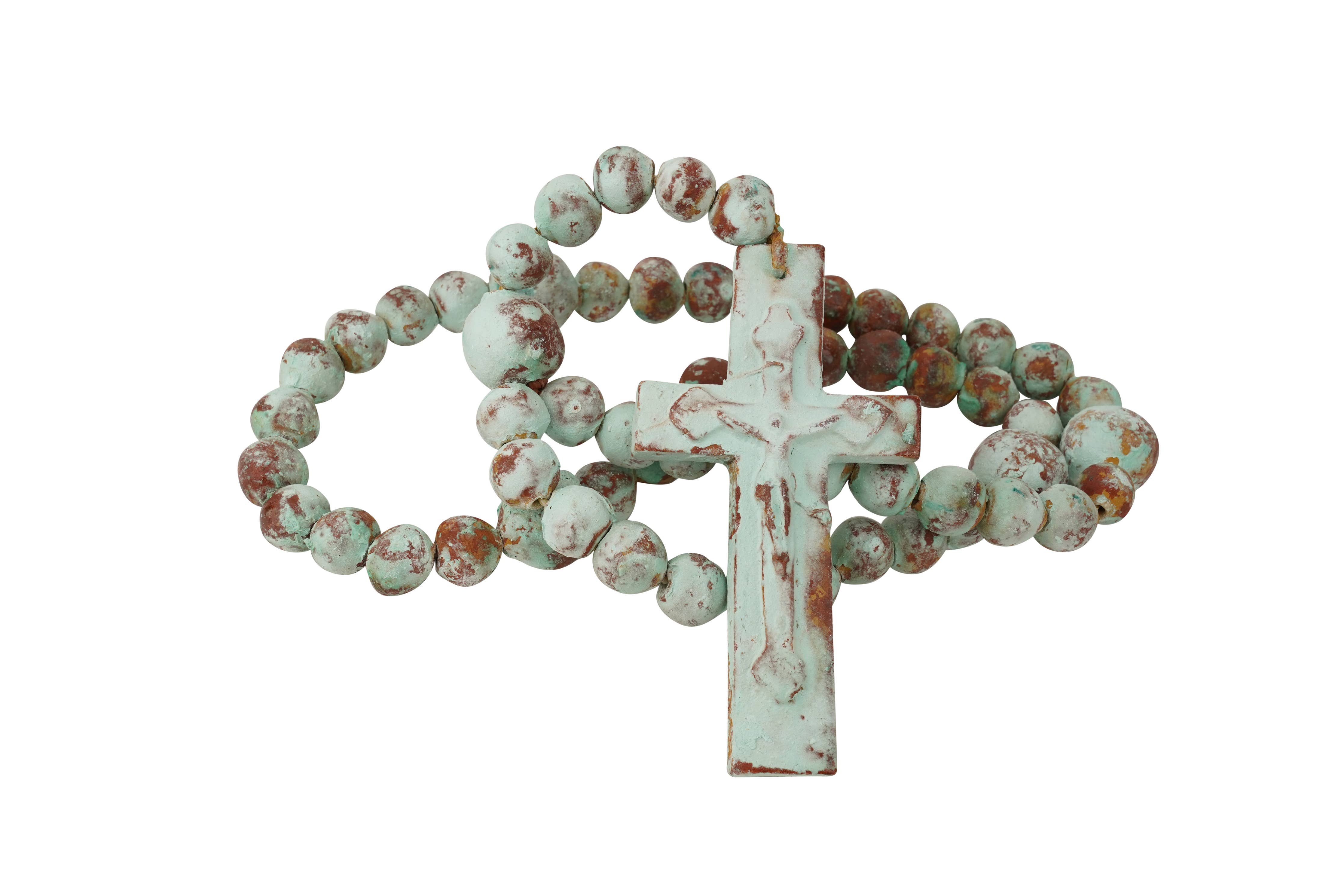 Hope Clay Rosary-Beads, 17"