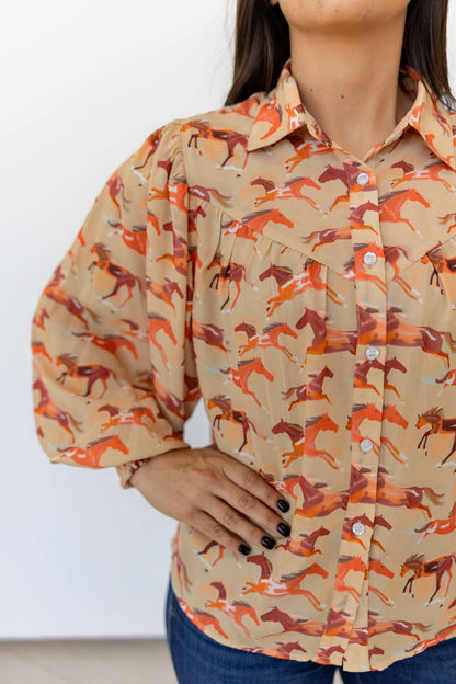 Desert Motion Blouse