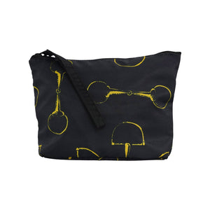 Vintage Snaffles Accessory Bag, Black