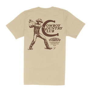 Cowboy Country Club T-Shirt, Cream