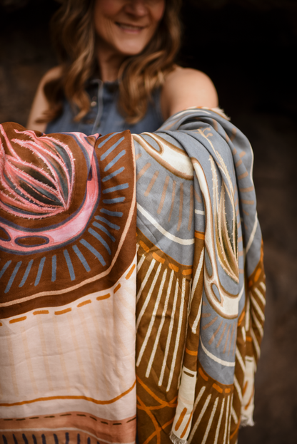 The Prairie Rose Bandana Wrap