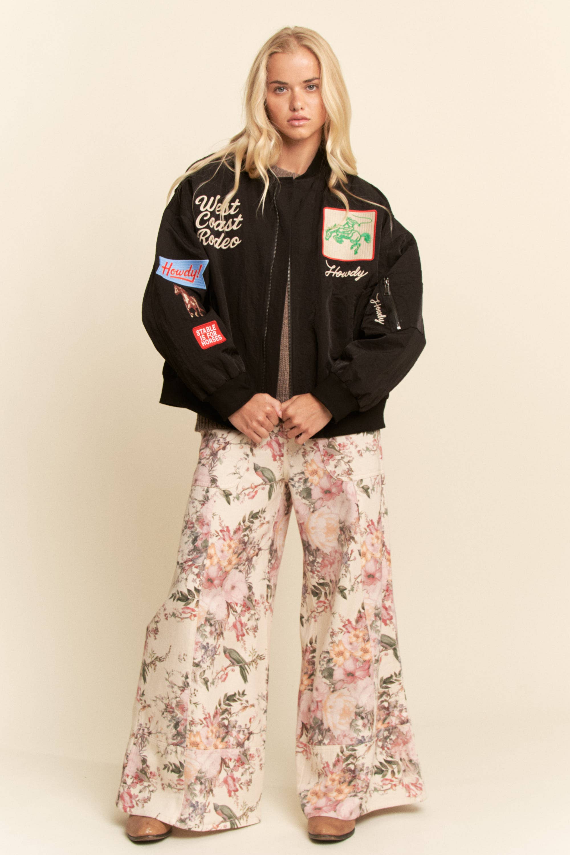 West Coast Rodeo Varsity Bomber Jacket