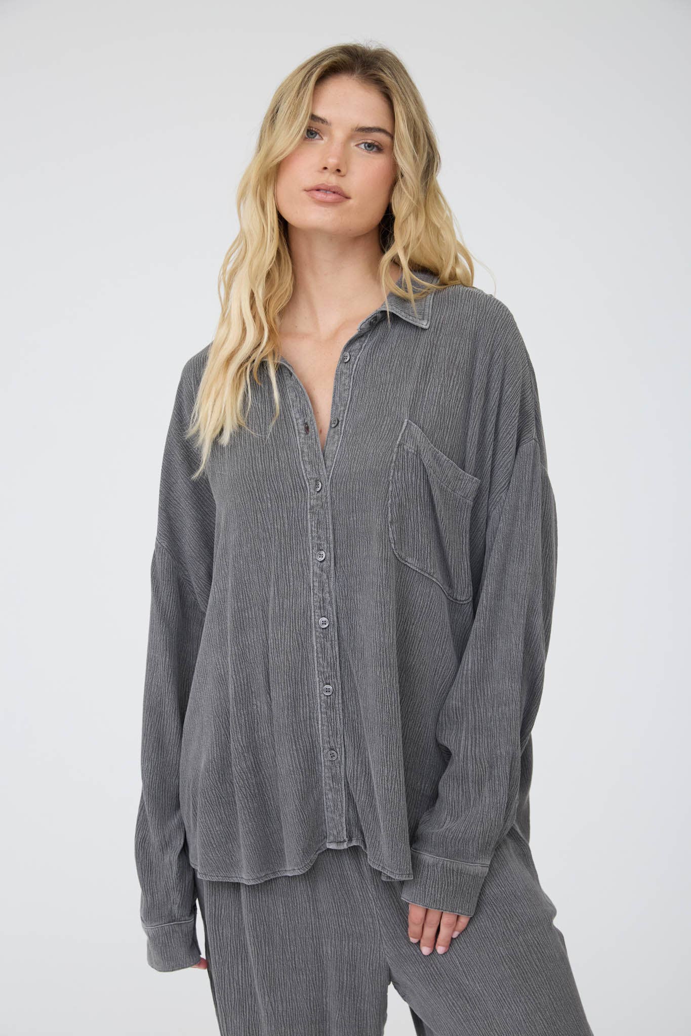 The Smoke Creek Plissé Shirt