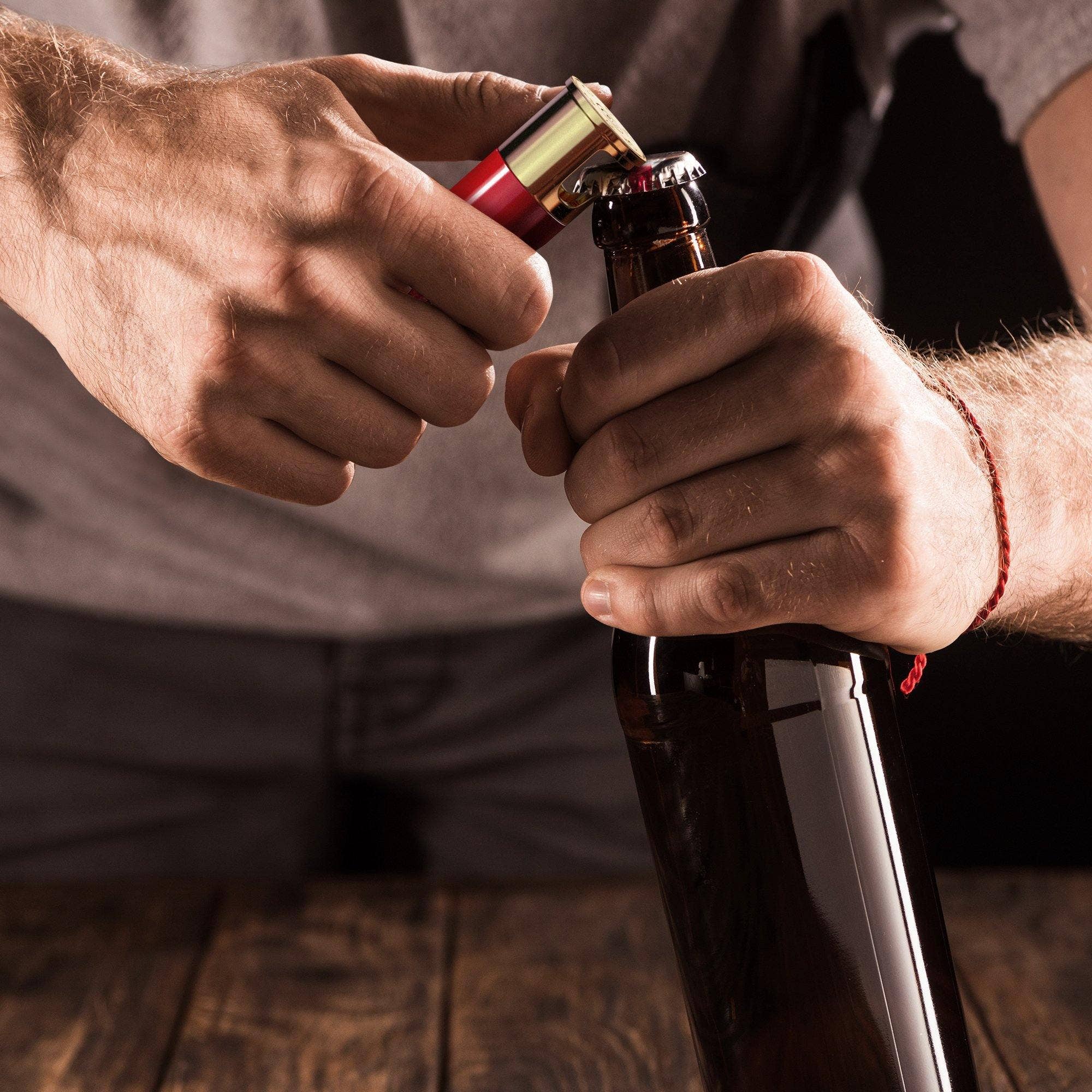 12 Gauge Bottle Opener Corkscrew