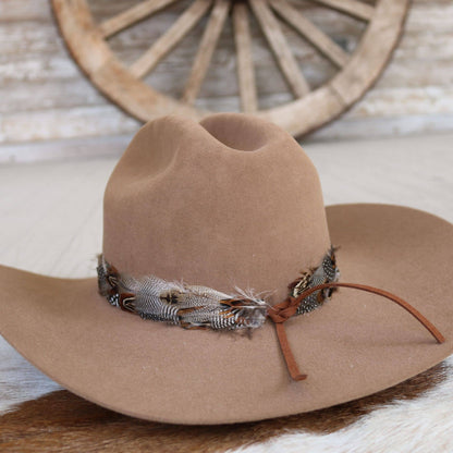 Spotted Eagle Western Feather Hat Band