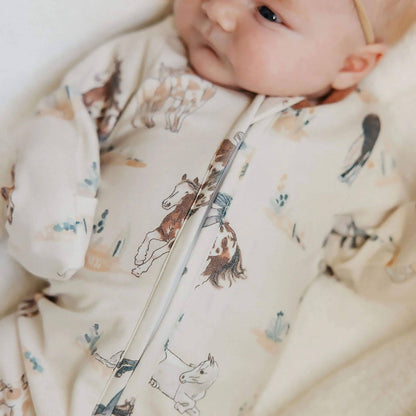 Montana Zip-Up Footie Pajama