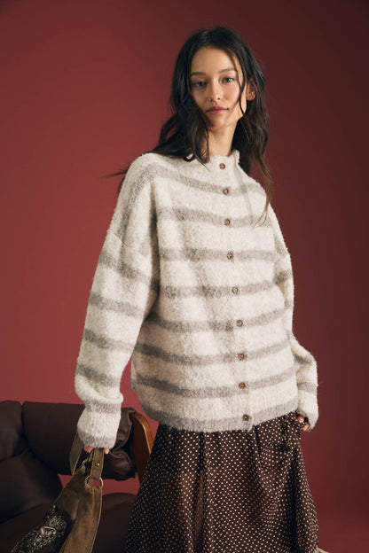 The Fireside Stripe Cardigan