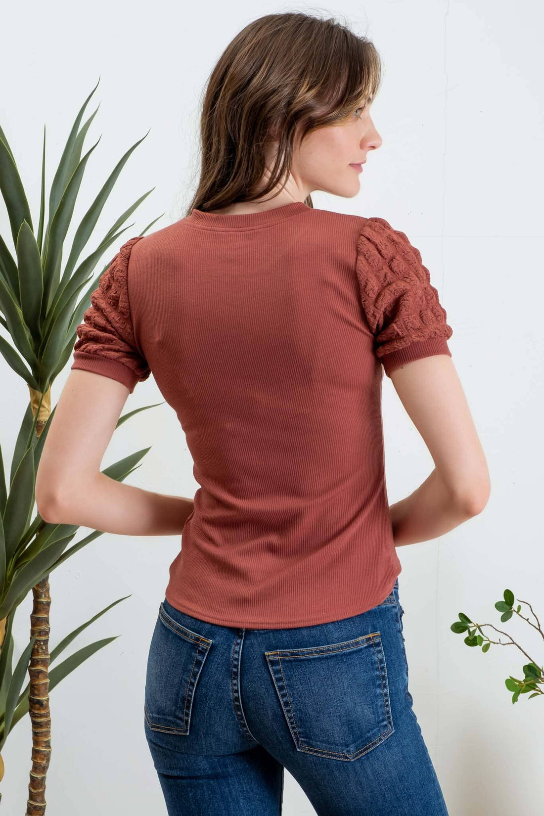 Dusty Road Top, Mauve