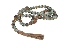 Todos Santos Tassel Turquoise Beads, 24"