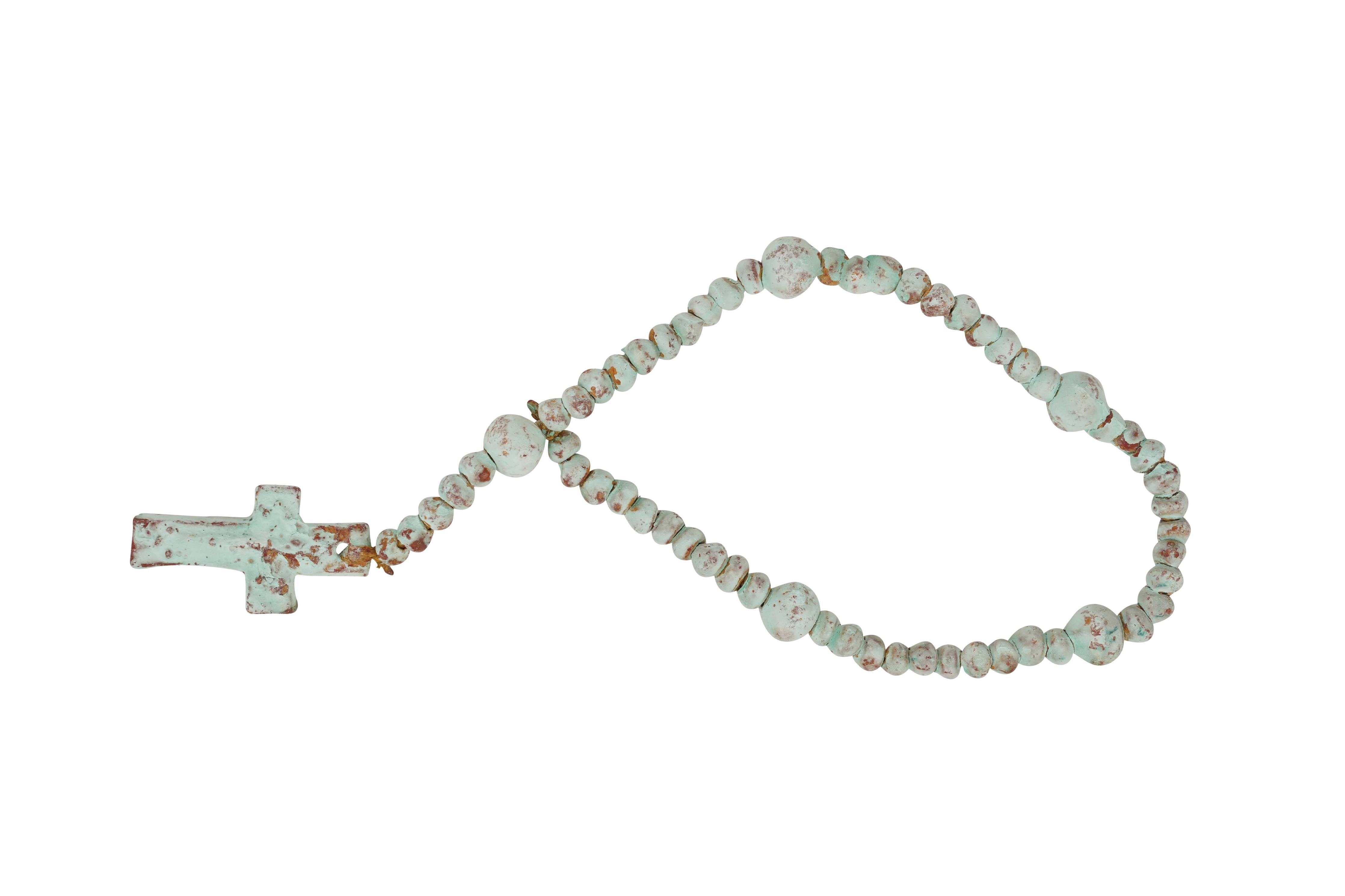 Hope Clay Rosary-Beads, 17"