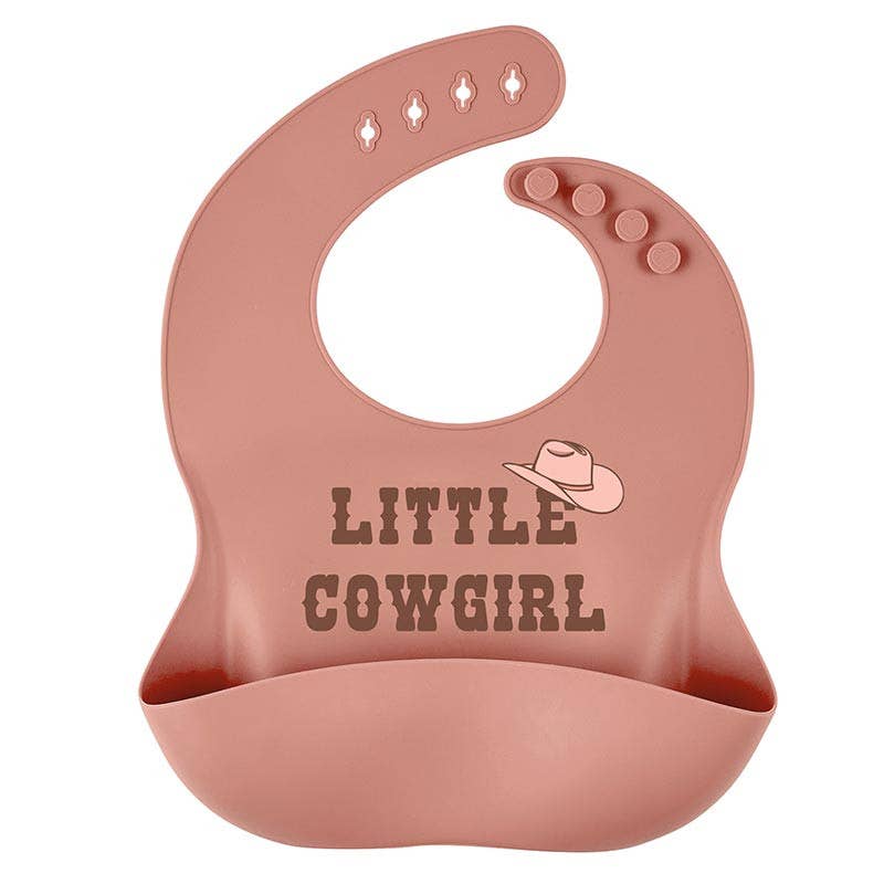 The Little Cowgirl Silicone Bib