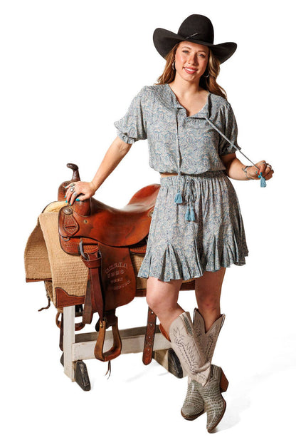 Bree Prairie Paisley Chambray Shirt